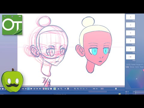 [Timelapse] "Speechless" - Opentoonz 1.4