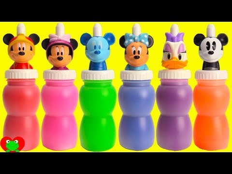 Genie Teaches Mickey Mouse and Minnie Daisy Slime Surprises