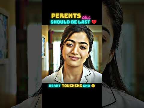 “One Ignored Call Turned Into A Lifetime Regret 💔” 🥺 #emotional #goodbye #rashmikamandanna #viral