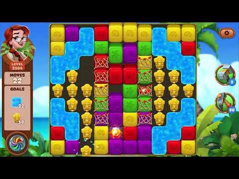 Lost Island Blast Adventure Level 2164 NO BOOSTERS - A S GAMING ✔️