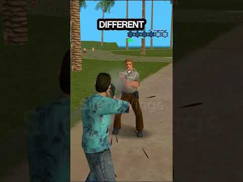 What Happens If You Aim at the Front of a Cop in EVERY GTA Game? #GTA #GTASeries #GTAShort