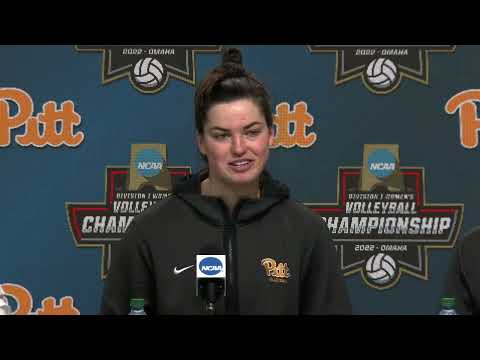 Pitt volleyball NCAA semifinal postgame press conference (Dec. 15, 2022)