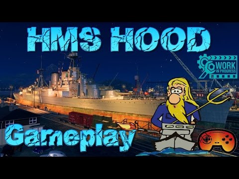 Krom spielt HMS Hood - Gameplay in World of Warships Deutsch/German - World of Warships