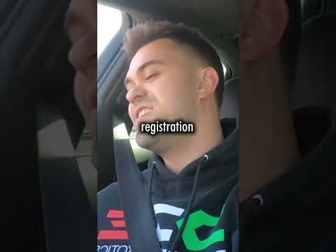 Pulled over for plate