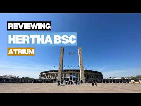Reviewing Hertha BSC hospitality inside the Atrium 👀
