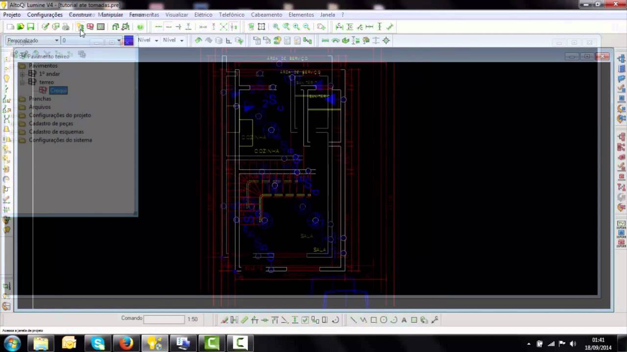 Tutorial Básico Lumine V4  #3  _ definição de circuitos e quadros