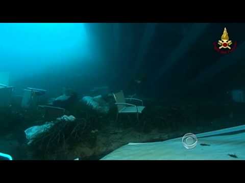 Video shows divers searching Costa Concordia