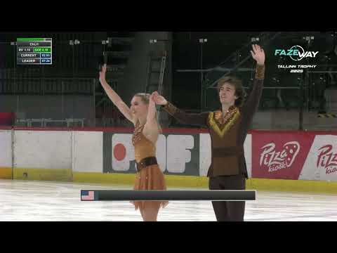 Eva PATE & Logan BYE 2025 ISU CS Tallinn Trophy  Lion King Free Dance - Team USA Ice Skaters