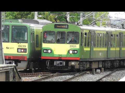 Irish Rail 8100 and 8520 Class Dart Trains - Howth Junction, Dublin