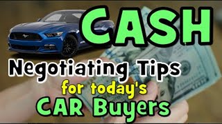 8 CASH Car Buying Tips (BUY Cars the easy way!) The Homework Guy