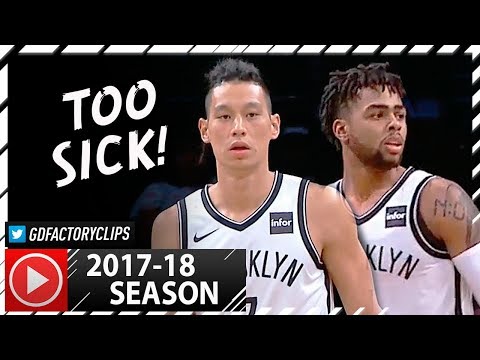 D'Angelo Russell & Jeremy Lin Full PS Highlights vs Heat (2017.10.05) - TOO GOOD!