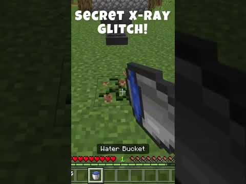 Secret xray glitch in minecraft