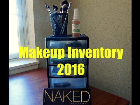 Makeup Collection & Inventory Update (September 2016) Video