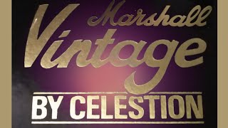 Video thumbnail for Marshall G12 Vintage Speaker comparison 16 vs 8 ohms Made in the UK in a 2512 cabinet & 2525H Amp by Astro Dyso