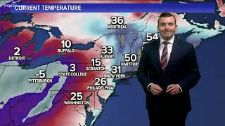 Rain to move out, temperatures to drop soon after | FOX61 Weather Watch