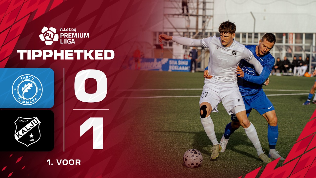 Tartu JK Tammeka vs Nõmme Kalju Highlights