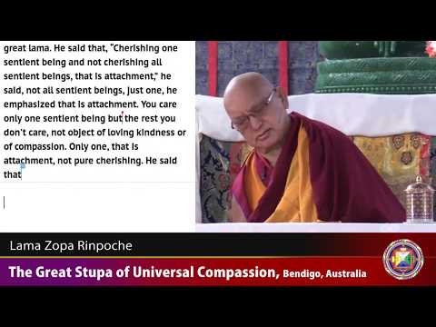20180417 1600 LZR Stupa of Great Compassion Bendigo with TRANSCRIPT