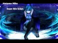 Hatsune Miku - hope this helps 