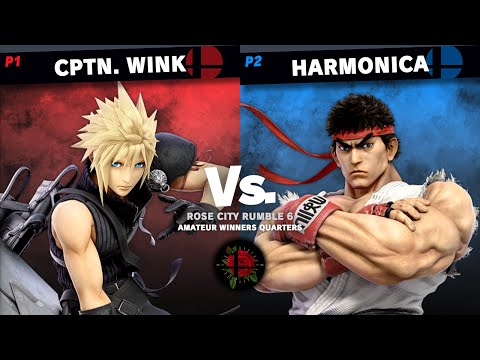 RCR 6 Amateur Winners Quarters - Cptn. Wink (Cloud) vs Harmonica (Ryu) - SSBU Ultimate