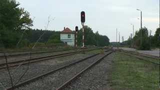 preview picture of video 'ST44-1110 wjeżdża do Krajenki'