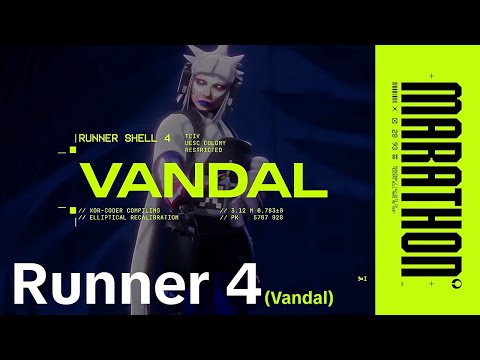 Bungies Marathon | Runner 4: Vandal Showcase