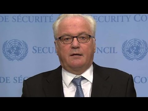 Vitaly Churkin calls airstrikes 'suspicious'