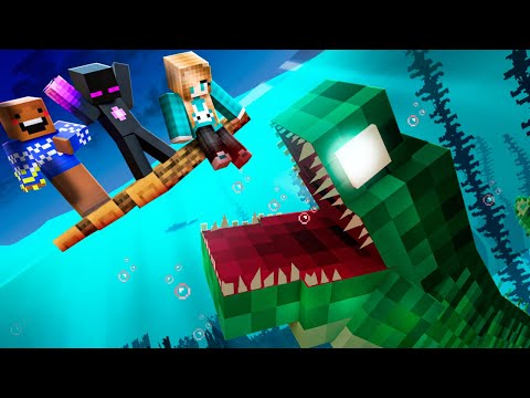 ✅ Мы Попали На ПЛОТ УЖАСА в Майнкрафт! ( Очень страшно )