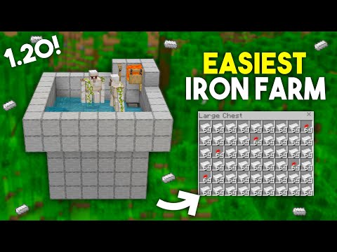 OinkOink - BEST Iron Farm For Minecraft Bedrock 1.20