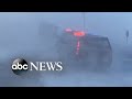 Winter storm hits North Dakota