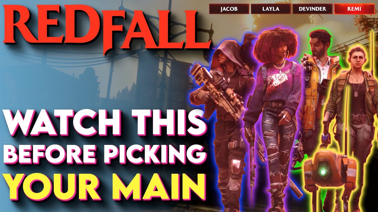 Redfall - All Heroes & Skills: How To Pick Your Perfect Main! Redfall Character Guide