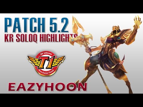 SKT T1 Eazyhoon - Azir vs Fizz - KR SoloQ Highlights
