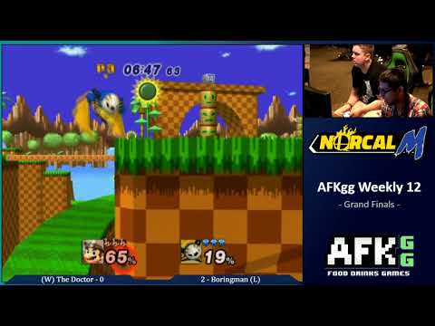 AFK 12 - Boringman (Meta Knight) vs The Doctor (Mario) - Grand Finals