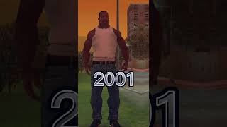 Carl Johnson Evolution (1968-2023) #shorts #evolution #gta #gtasanandreas