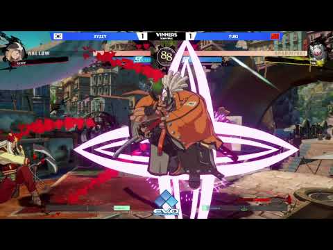 Guilty Gear Strive: Xyzzy vs Yuki - Winners Semifinal EVO 2021 Online Asia
