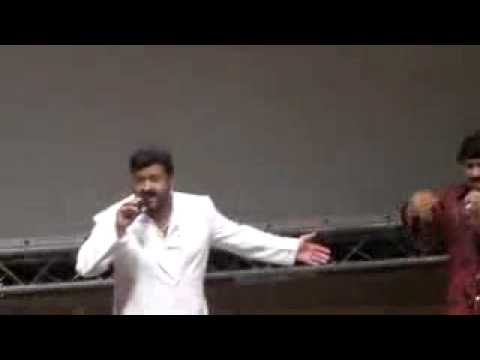 Mohanlal hitting his fan.