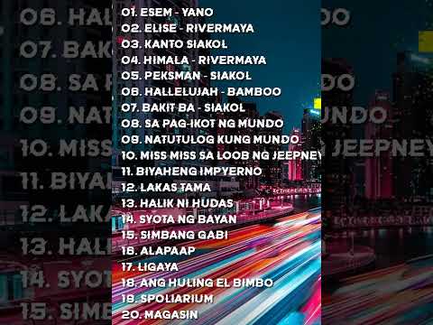 My Favorite Tunog-Kalye MP3 Playlist - Yano, Rivermaya, Siakol, Bambo