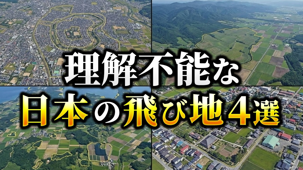 【ゆっくり解説】日本の地図、バグってない？理解不能な日本の飛び地4選