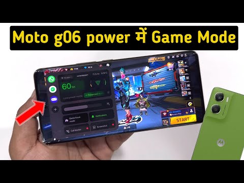 Moto g06 power Me game mode kaise on kare | Free Fire lag Fix & Gaming tools setup/moto gaming mode