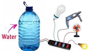 I turn WATER into a Free 220v electricity, New invention