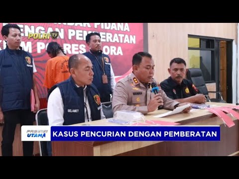 POLRES BLORA UNGKAP KASUS CURAT