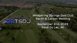 DJ GIG LOG: Falk Wedding | September 2nd, 2023 | Fond Du Lac, WI