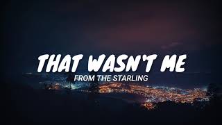 That Wasn&#39;t Me - Brandi Carlile (Lyrics Video) l From The Starling