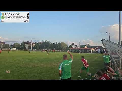Bramki z meczu K.S. ŚNIADOWO - SBR Sparta Szepietowo