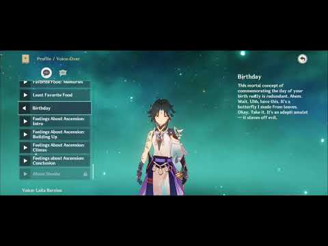 Xiao Saying Happy Birthday  - Genshin Impact #genshinimpact #xiao #honkaiimpact