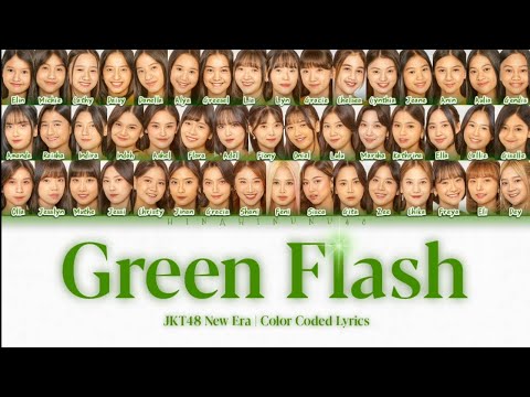 JKT48 - Green Flash | Color Coded Lyrics