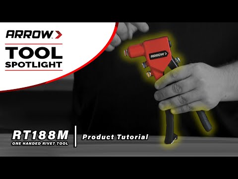 Product Tutorial - Arrow's RT188M One Handed Rivet Tool
