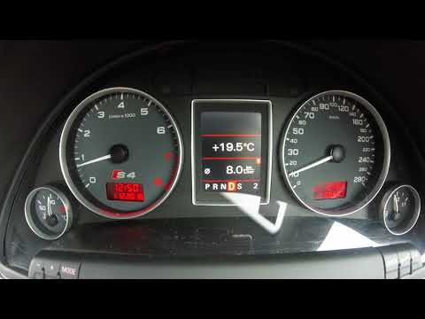 Audi s4 b7 4.2 V8 Quattro acceleration 0-100