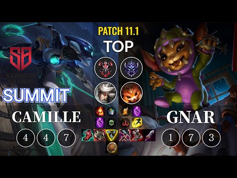 SB Summit Camille vs Gnar Top - KR Patch 11.1