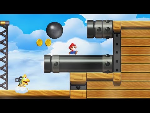 New Super Mario Bros. U: Special Challenges - Bowser's Airship Sneak (Gold Medal)