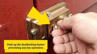 Download lagu HOW TO REPLACE YALE RIM LOCK NIGHT LATCH?  #yalerimlock #nightlatch #yale #diy #doityourself mp3
